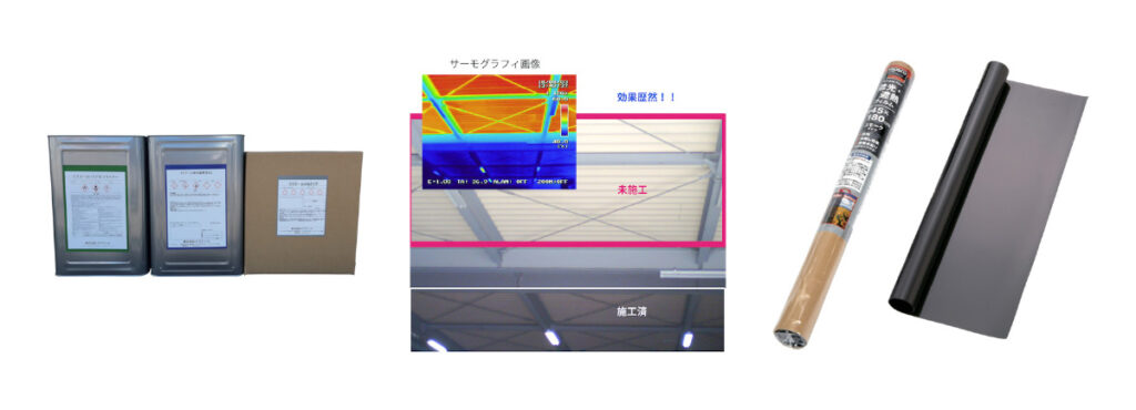 ミラクール 絶対遮熱王EZ70平方mセット クールホワイト, TRUSCO 遮光・遮熱フィルム 450X1800 スモーク