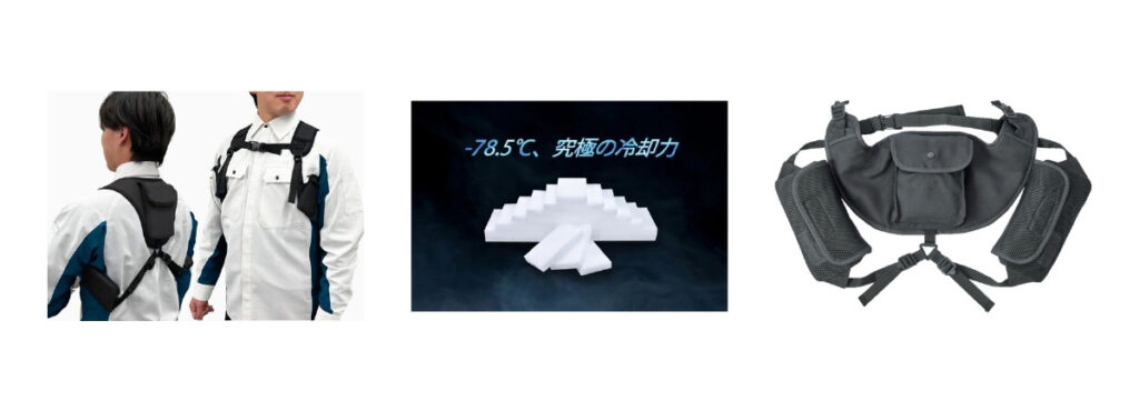 SILKROOM ドライアイス専用ベスト ホルスタータイプ ブラック