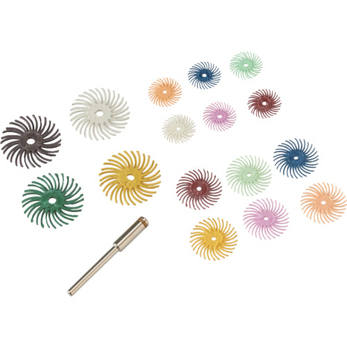 ３Ｍ　ラジアル・ブリッスルディスク　＃８０相当　黄　５０．８ｍｍ　